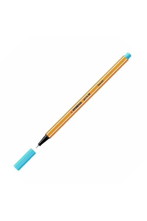 Stabilo Turkuaz Mavi Keçe Uçlu İnce Kalem 88 Point 0.4 Mm 88/51