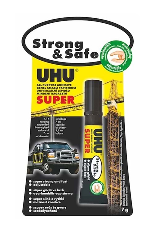 Uhu Süper Strong Safe Japon Yapıştırıcı 7 Gr.