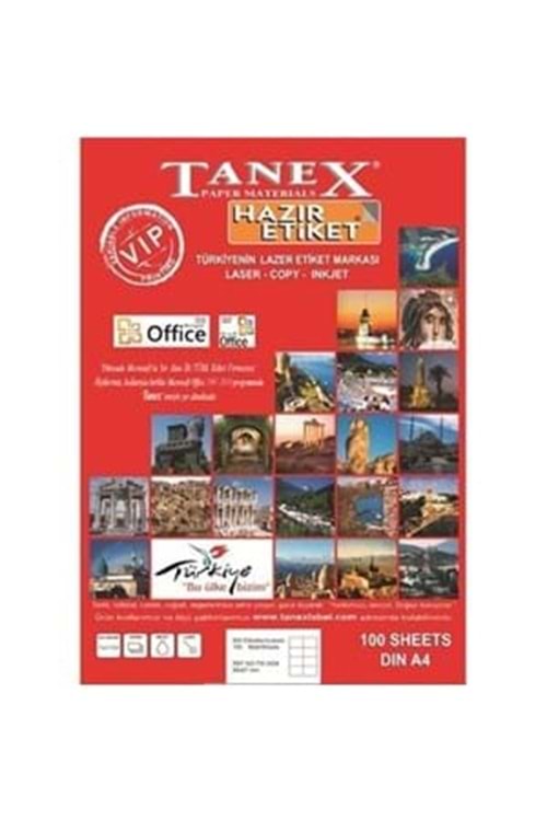 Tanex 79x20 Mm Laser Etiket Tw-2506