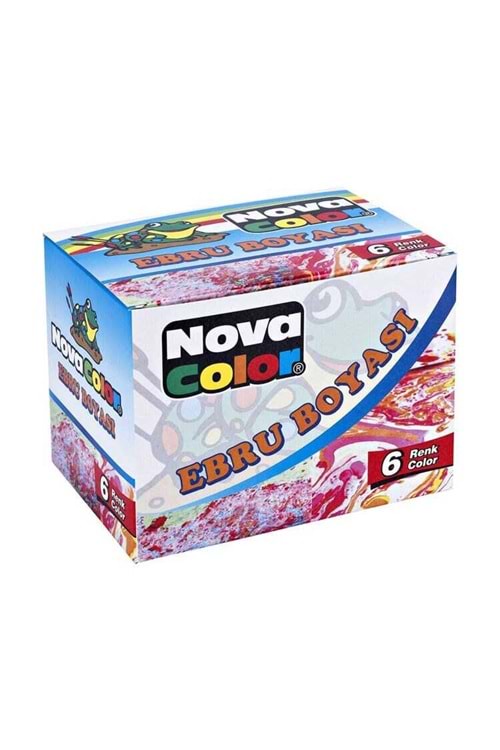 Nova Color Ebru Boyası 30 Ml 6 Lı Takım Nc-238