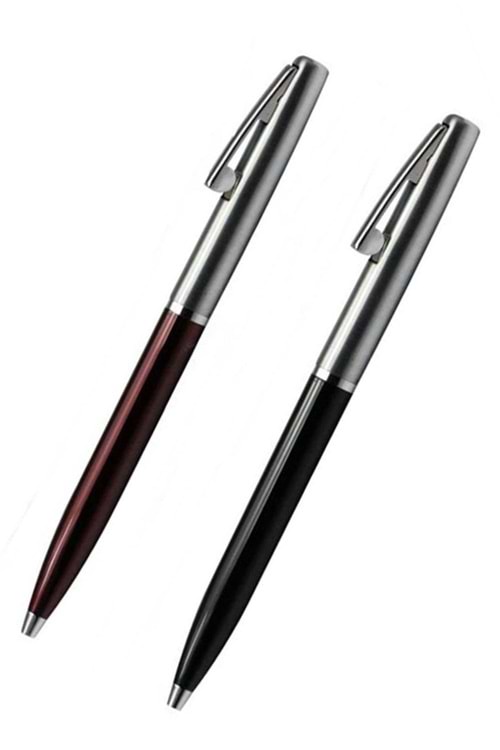 Steelpen Yarı Krom Lake Tükenmez Kalem | 3220