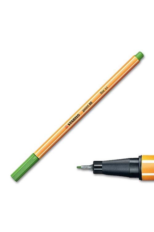 Stabilo Keçe Uçlu İnce Kalem 88 Point 0.4 Mm Yaprak Yeşili 88/43