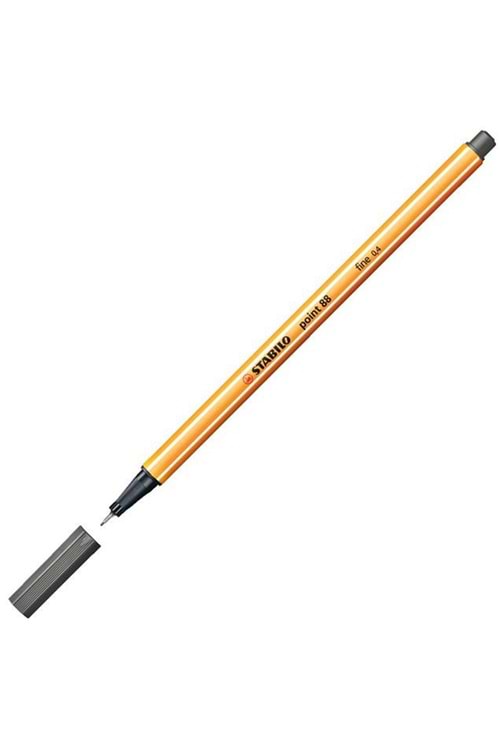 Stabilo Koyu Gri Keçe Uçlu İnce Kalem 88 Point 0.4 Mm 88/96
