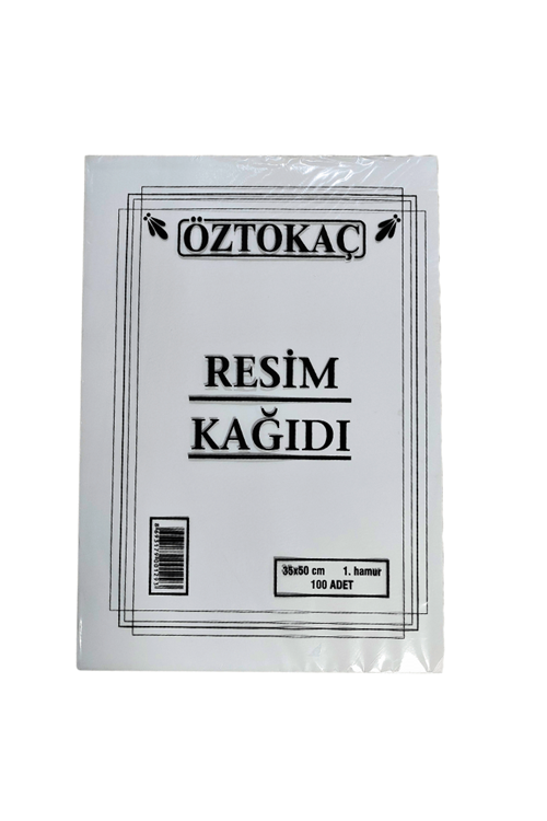 Öztokaç 35x50 Resim Kağıdı 1.kalite Hamur 100'lü Paket
