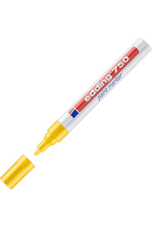 Edding Markör Dekor Boya Yuvarlak Uçlu 2-4 Mm Sarı 750