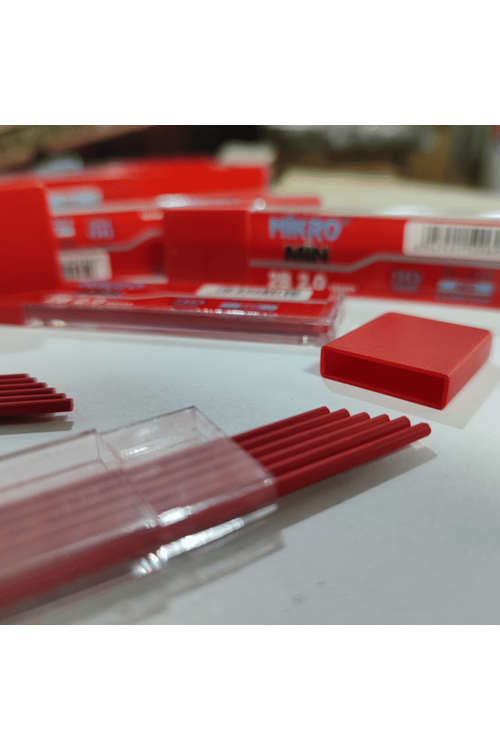 Mikro Teknik Min 2 Mm 2b 90 Mm Kırmızı 6 Pcs | M-928