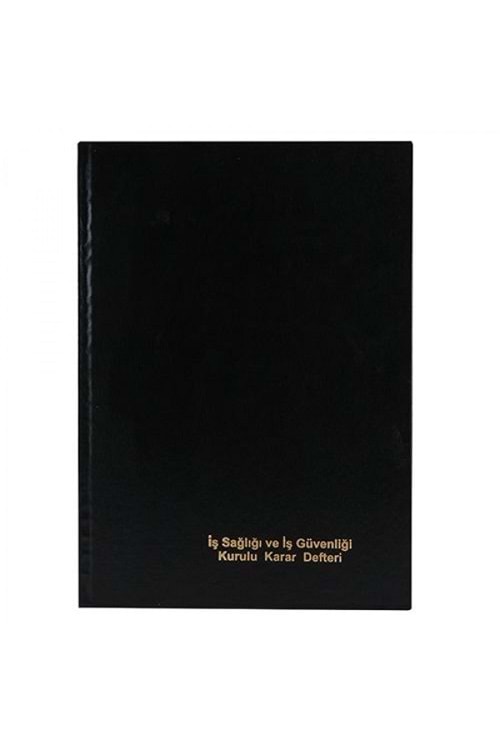 Dilman İş Güvenliği Kurulu Karar Defteri Numaralı 50 Yaprak | 22.5 X 28 Cm