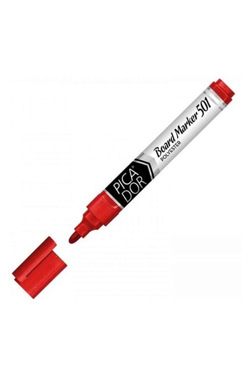 Picador Board Marker Kırmızı 3mm Yuvarlak Uç Doldurulabilir