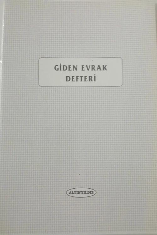 Altınyıldız Giden Evrak Defteri 40 Yaprak