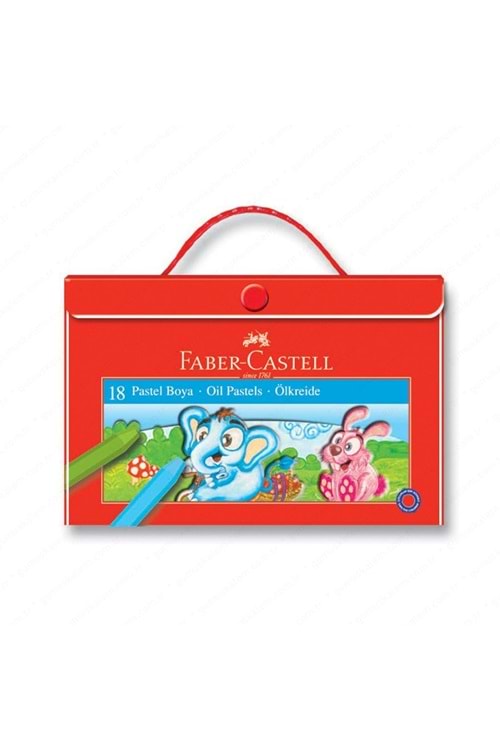 Faber Castell Plastik Özel Çantalı Pastel Boya 18 Renk
