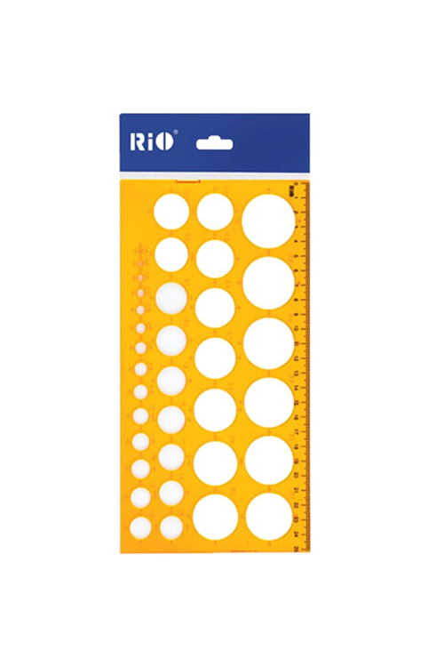 Rio Daire Şablonu 1-36 Mm 801