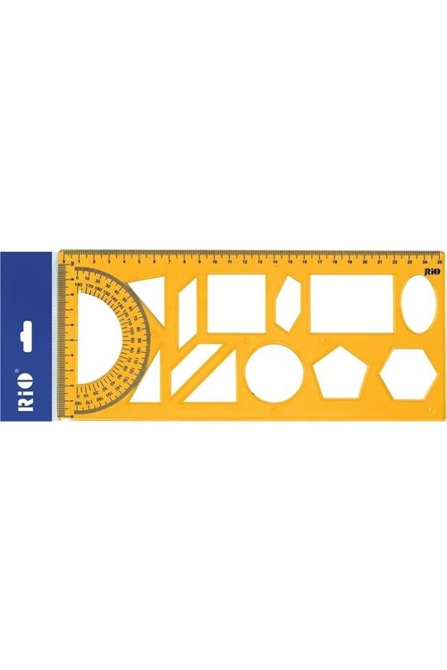 Rio Geometrik Şablon Cetvelli 803