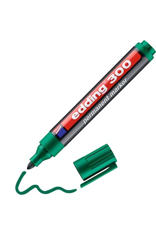 Edding Markör Permanent Yuvarlak Uçlu 1.5-3 Mm Yeşil 300