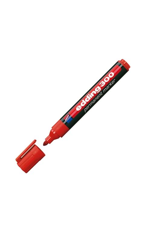 Edding Markör Permanent Yuvarlak Uçlu 1.5-3 Mm Kırmızı 300