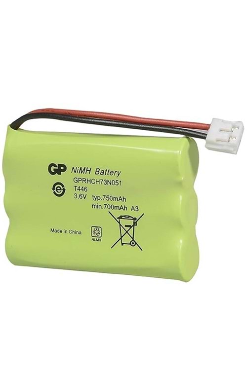 Gp T446 3.6v 750 Mah 3'lü Telsiz Telefon Pili