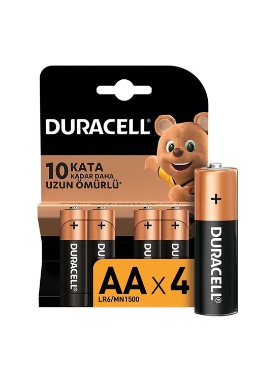 Duracell Alkalin Kalem Pil (aa) 4 Lü Kartela