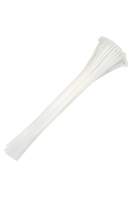 Master 505356 Plastik Kablo Bağı Cırt Kelepçe 3.6 X 300mm Beyaz (100 Adet)