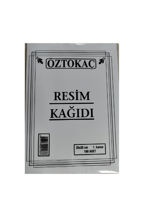 Öztokaç Resim Kağıdı (25 X 35) 1 Paket (100 Adet)