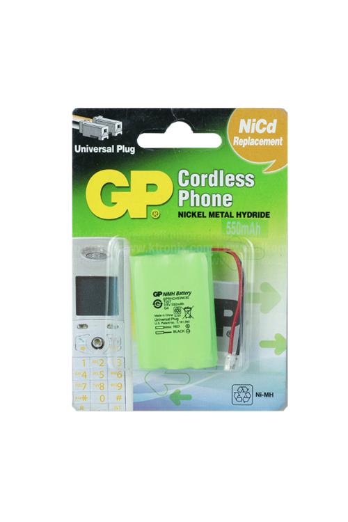 Gp T207 3.6v 550 Mah 3'lü Telsiz Telefon Pili