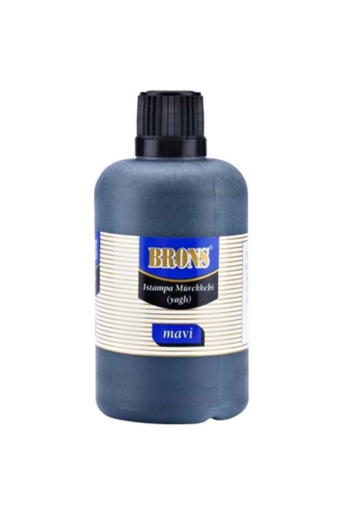 Brons Istampa Mürekkebi Yağlı 500cc Mavi | Br-321