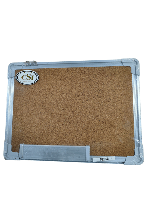 Csı Askılı Alüminyum Çerçeveli Mantar Pano 40x30