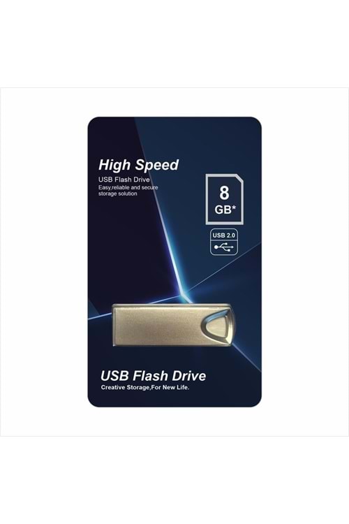 Elba 8gb Metal 2.0 Usb Flash Bellek