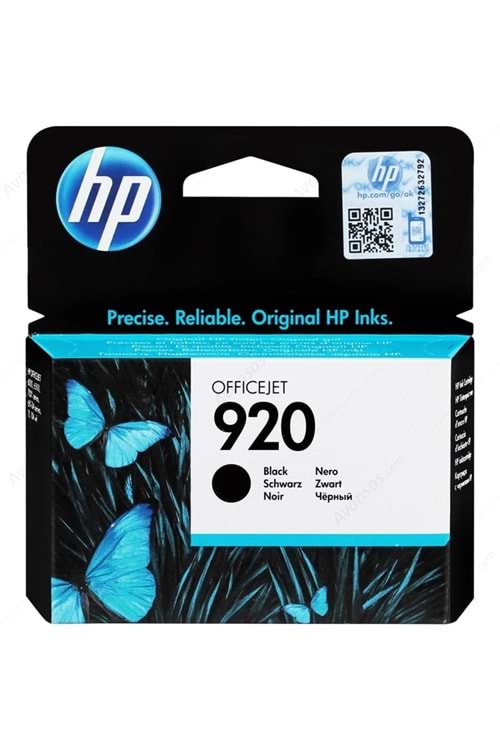 Hp (920) Orjinal Siyah Kartuş 6000-6500-7000n-7500 | Cd971ae