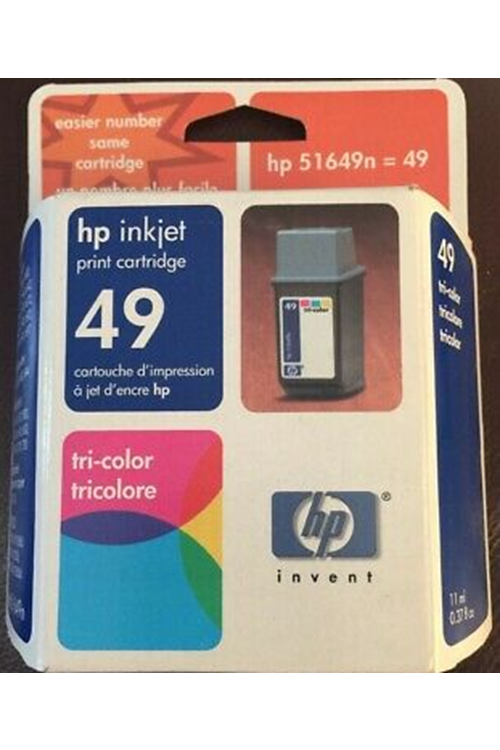 Hp 49 Orjinal Renkli Kartuş | 51649a (eski Tarihli)