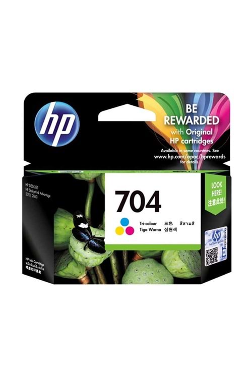 Hp 704 Orjinal Renkli Mürekkep Kartuş | Cn693ae