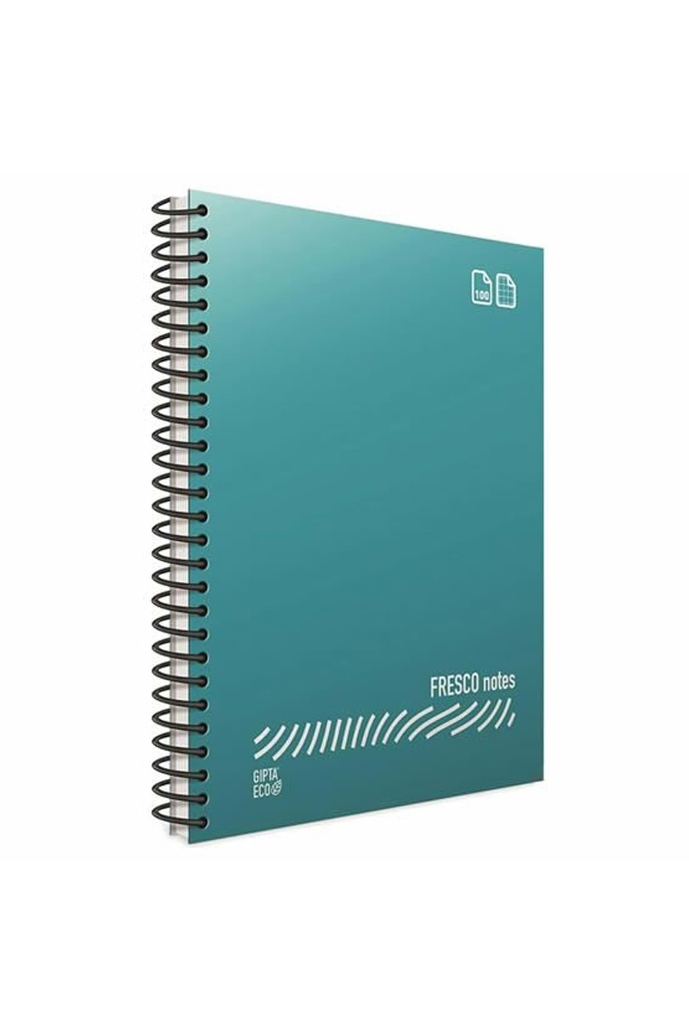 Gıpta Fresco Spiralli Plastik Kapak Defter A4 72 Yp Kareli 4933