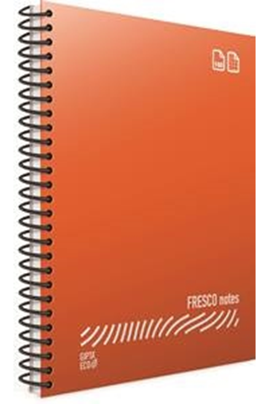 Gıpta Fresco Spiralli Plastik Kapak Defter A4 72 Yp Kareli 4933