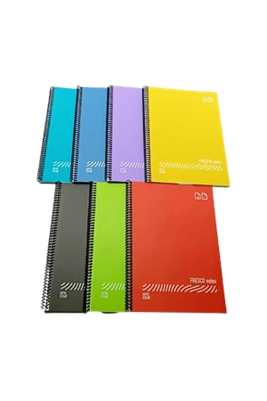 Gıpta Fresco Spiralli Plastik Kapak Defter A4 72 Yp Kareli 4933