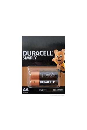 Duracell Alkalin Kalem Pil (aa) 2'li Paket