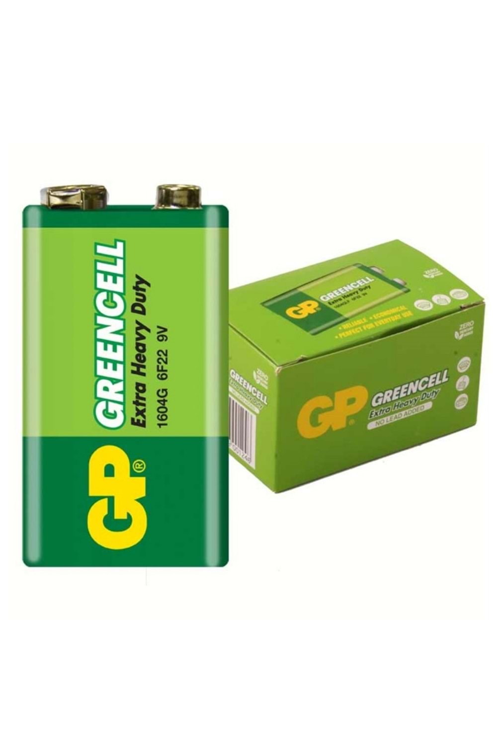 Gp Greencel 9v Çinko Pil | Gp1604g-s1