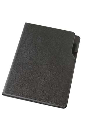 Thermo Deri Kalemlikli Özel Kesim Ajanda Siyah 17x24