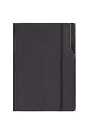 Thermo Deri Kalemlikli Özel Kesim Ajanda Siyah 17x24