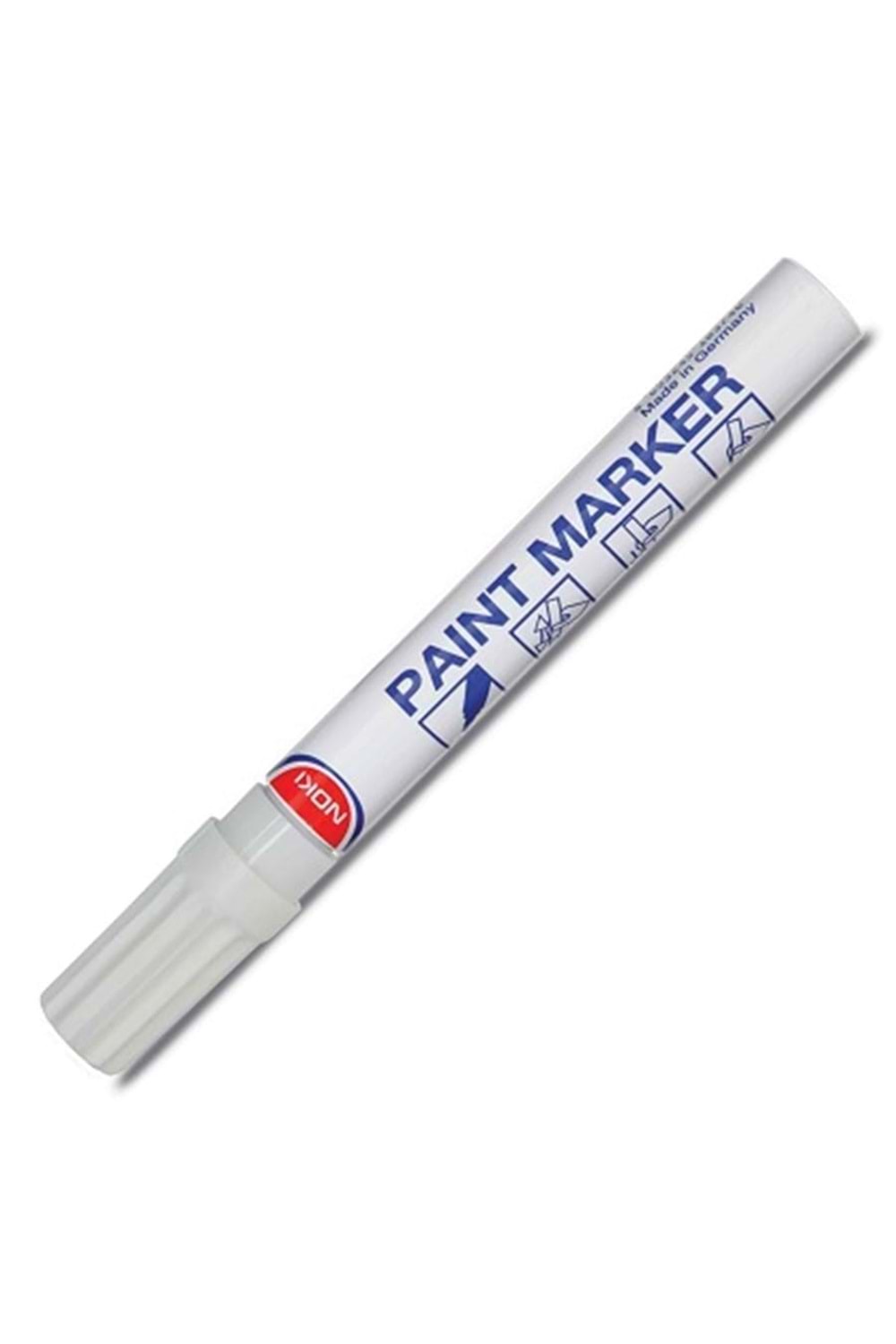 Noki Paint Marker Yuvarlak Uçlu Beyaz Kalem