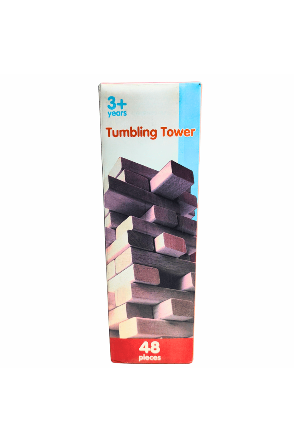 Juno 48 Parça Natural Jenga Tumbling Tower