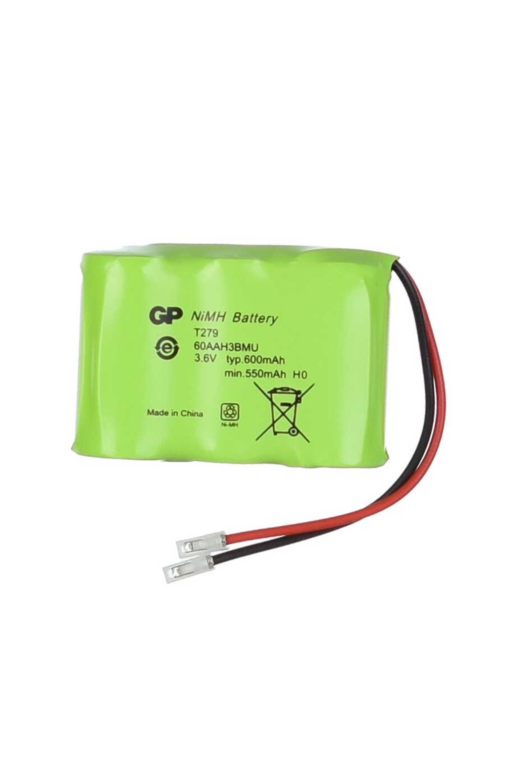 Gp T279 | 3.6v 600 Mah 3'lü Kısa Telsiz Telefon Pili