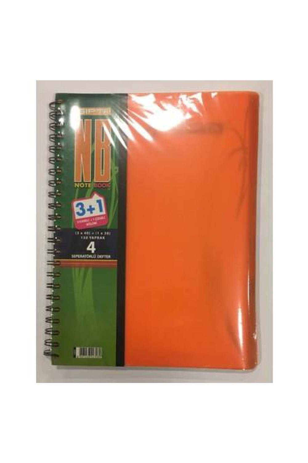 Gıpta Plastik Kapak 3+1 Defter 150 Yp Telli Defter
