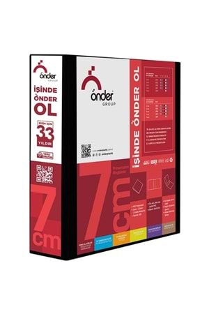 Önder A3 Firma Klasörü 7 Cm 4 Halkalı Siyah