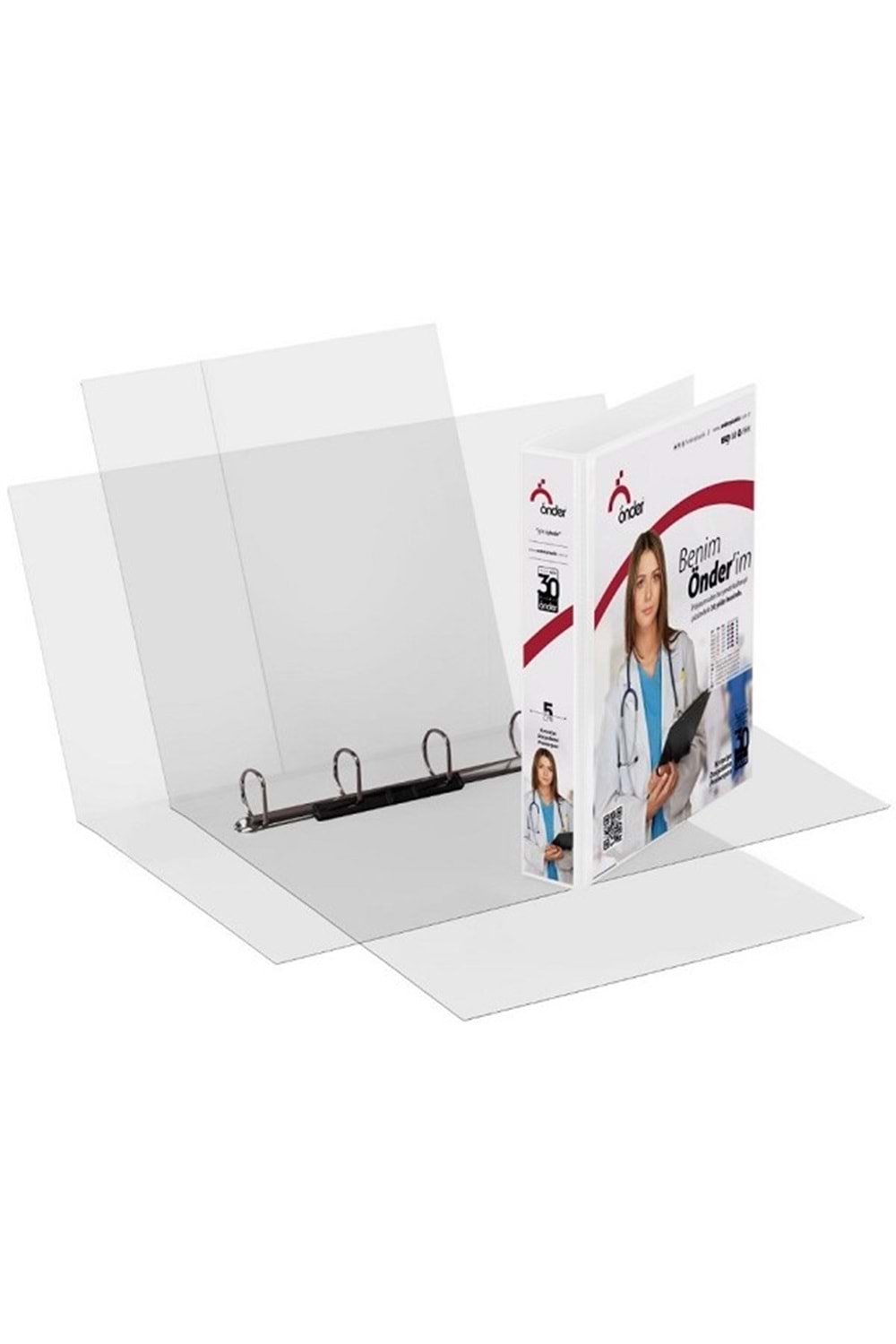 Önder A3 Firma Klasörü 7 Cm 4 Halkalı Siyah